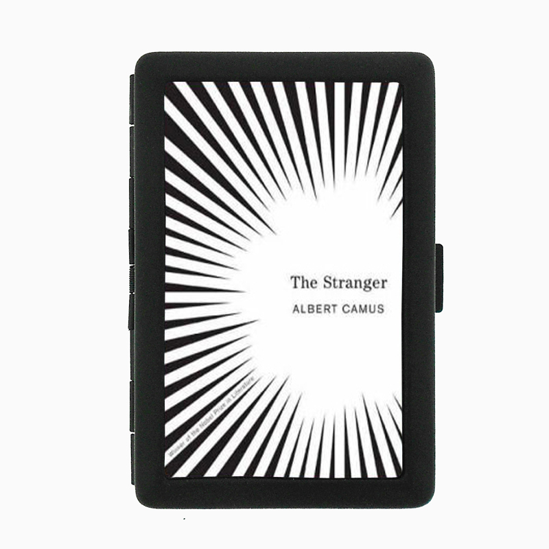 Albert Camus, The Stranger, Black Cigarette Case 037