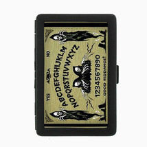 Ouija Goth Skeleton Skull Punk Black Cigarette Case 075 - $13.48