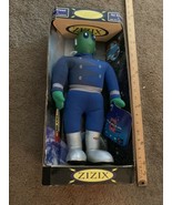 RARE NIB ZIZIX TALKING ROBOT 30 RANDOM RESPONSES EASTWOOD MANAGEMENT 1998 - $848.21 MXN