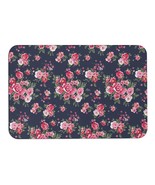 Mondxflaur Rose Non Slip Bathroom Mat for Shower Quick Dry Diatom Mud Rugs - $26.05 CAD