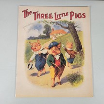 The Three Little Pigs Book 1993 Paperback From Gallery Gold 9.75&quot; x 12&quot; - £10.39 GBP