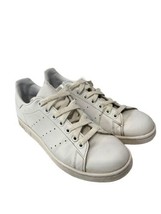 Adidas Stan Smith Womens Prime Green White Leather Sneakers Lace Up Sz 8 - £24.94 GBP