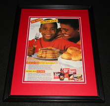 1991 Hungry Jack Pancakes Framed 11x14 ORIGINAL Vintage Advertisement - $34.64