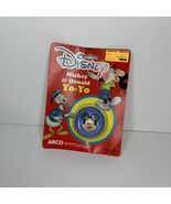 Vintage Disney Mickey &amp; Donald Yo Yo #6065 Arco Toys Mattel - $362.76 MXN