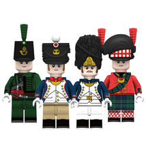 Napoleonic Wars Officer 95th Rifles Highland French Infantry 4pcs Minifigures - £9.82 GBP