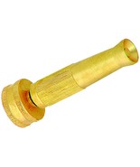 Solid BRASS Twist NOZZLE Water &amp; Garden Hose adjust mist fan spraY to je... - €19,10 EUR