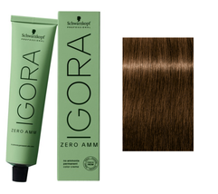 Schwarzkopf IGORA ZERO AMM Hair Color, 5-00 Light Brown Natural Extra
