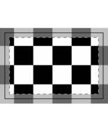 Black &amp; White Checkered Racing Flag - Small Mini Handheld Race Car Flag - $176.44 MXN