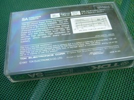 Vintage  TDK SA90 2x45 min. Audio Chromdioxide Cassette - £4.63 GBP