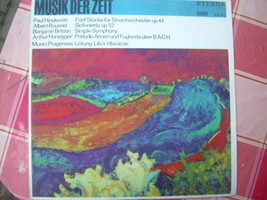 Vintage DDR Symphony Musik Der Zeit Eterna 8 25 854 LP - $29.68