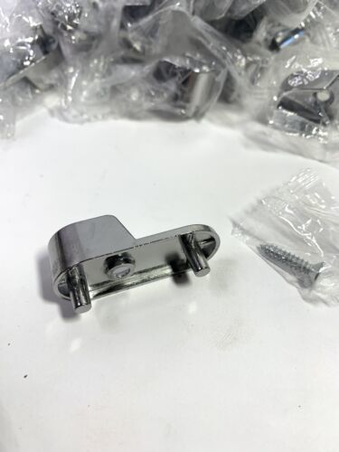38-Richelieu Chrome Oval Closet Rod End Supports  16mm Bracket US Seller! Item image 3