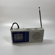 Vintage Sanyo AM/FM Radio Alarm Clock RPM-C2 (Tested) Battery Powered - £15.63 GBP