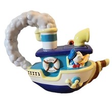 Disney Queen Minnie Tugboat Teapot Ceramic Mickey Donald Duck 9.5&quot; Long AS IS - £31.61 GBP