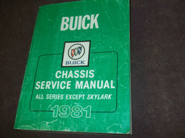 1981 Buick Lesabre Riviera Regal Sport Wagon Service Shop Repair Manual Oem Gm - £27.36 GBP