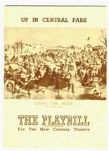 Playbill Up In Central Park 1945 Michael Todd Presents Noah Beery - $14.83