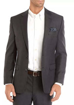 Lauren Ralph Lauren Solid Classic Fit Charcoal Sport Coat, Size 52Short - £131.65 GBP