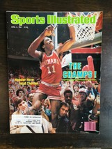 Sports Illustrated April 6, 1981 Isiah Thomas Indiana Hoosiers First Cover 324 - £31.15 GBP