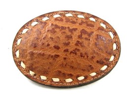 Western Cowboy Cowgirl Leather Belt Buckle New Old Store Stock 83116j - £19.66 GBP