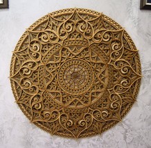 Geometric Wood, Wood Wall Art, Mandala Art - £76.16 GBP+