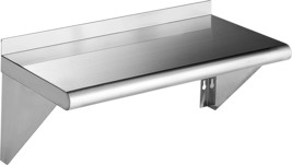 Rockpoint Nsf Stainless Steel Shelf 12 X 24 Inches, 230 Lb,, Home And Hotel - £41.49 GBP