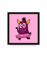 Miley the Magenta Monster Canvas by Dancing Littles Jungle - $35.99+