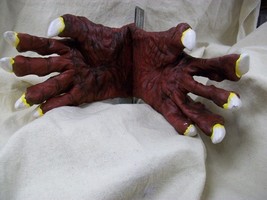Red Devil Costume Hands Gloves Imp Satan She Devil Demon Claws Vulture T... - $423.28 MXN