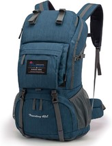 Smokeblue Mountaintop 40L Hiking Backpack For Women And Men Outdoor Travel - £59.07 GBP