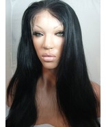 Beautiful Human Hair Blend Yaki Full Lace Front Wig 20-24inch - $189.99