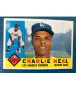 1960 TOPPS BASEBALL CARD CHARLIE NEAL #155 (EX) - $8.40 CAD