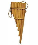 Big Toyo concert panpipes, bamboo, 90 cm tall, original Peruvian instrument - £395.68 GBP