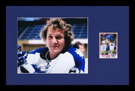 Darryl Sittler Signed Framed 11x17 Photo Display Maple Leafs - £55.38 GBP