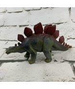 Toy Major Trading Company Plastic Stegosaurus 2000 Gray Red - £9.34 GBP