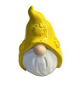 Fairly Garden Easter Gnome Ceramic Statue Figurine 5” Tall Yellow - €13,58 EUR