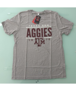 NCAA Texas A&M Aggies Tradition Short Sleeve Tri-Blend T-Shirt Sz L - £9.38 GBP