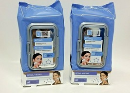 2 X G Bcare Retinol Cl EAN Sing Thick Cloths (Makeup Cleans Wipes) 60/Pk=120 Sealed - £18.68 GBP