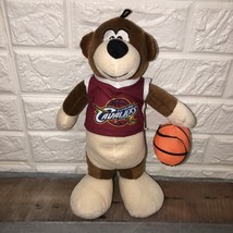 NBA Cleveland Cavaliers 12” Plush Stuffed Animal Toy Teddy Bear W/ Basketball - £13.44 GBP