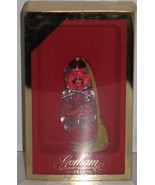 Vtg Gorham Crystal Teddy 100th Anniversary Ed Patriotic Christmas Orname... - €7,73 EUR