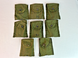 Lot of 8 US Military First Aid / Compass Pouch Alice Clip OD Army USMC -... - $24.75