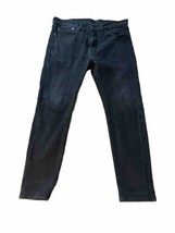 Levis 510 Jeans Mens  Black Denim Slim Fit Skinny Stretch  Casual 34X30 ... - $15.79
