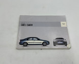 2003 Volvo S60 S60R Owners Manual Handbook OEM I02B56010 - $26.99