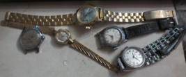 5 Vintage ladies women&#39;s watches Benrus Elgin Denoma - £10.95 GBP