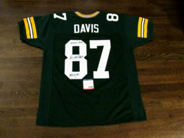 WILLIE DAVIS 5X NFL CHAMPS HOF 81 SIGNED AUTO GREEN BAY PACKERS JERSEY P... - £272.55 GBP