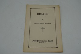 Clarence Macartney Sermon 1940&#39;s First Presbyterian Church Pittsburgh He... - $24.74