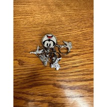 Vintage Mickey Mouse Disney key chain ring metal silver tinker bell dumbo - £22.78 GBP