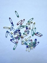 Mini Painted  Safety Pins, Pastel  0.75&quot; Creative Impressions 50/pkg - $3.45
