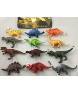 12 ASSORTED PLAY 7 INCH DINOSAURS prehistoric toy dinosaur plastic pvc n... - $234.61 MXN