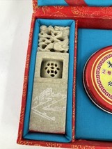 Vintage Chinese Carved Soapstone Name Stamp Seal for Vera with Box Red Ink - £23.73 GBP