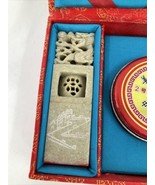 Vintage Chinese Carved Soapstone Name Stamp Seal for Vera with Box Red Ink - £23.72 GBP