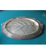 Rogers &quot;Forever Yours&quot;  Pattern Silverplate  Meat Tray  Platter  21 X 16&quot;  - $2,735.73 MXN