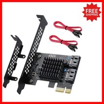 Versatile PCI-E X1 2-Port SATA III Controller for SSD/HDD - Windows Comp... - $572.92 MXN